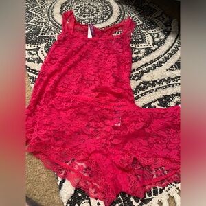 Womens boy short/tank lingerie set